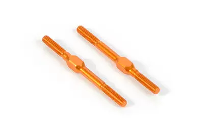 Alu Adj. Turnbuckle M3x42 Mm - Swiss 7075 T6 - Orange (2) 1