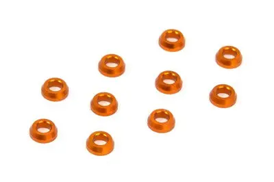 Alu Conical Shim 3X6x2.0Mm - Orange (10) 1