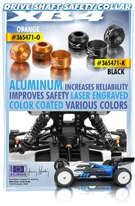 Alu Drive Shaft Safety Collar - Black (3) 1