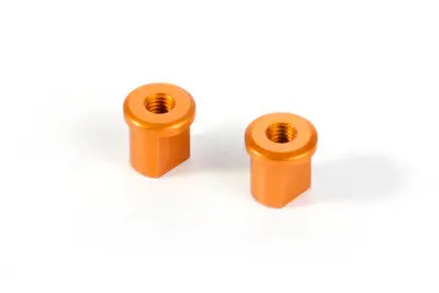 Alu Eccentric Bushing 0.0Mm - Orange (2) 1