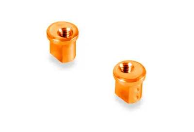 Alu Eccentric Bushing 1.0Mm - Orange (2) 1