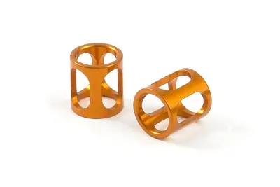 Alu Lightweight Locating Collar - Orange (2) 1