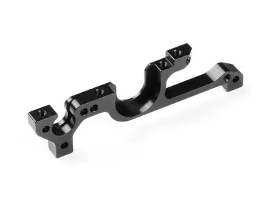 Alu Lower Bulkhead Front - Right - Black - Swiss 7075 T6 1