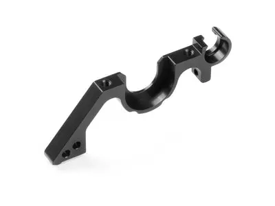 Alu Lower Bulkhead Rear - Right - Black - Swiss 7075 T6 1