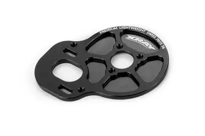 Alu Mid & Rear Motor Plate - Short Rod - Swiss 7075 T6 (3Mm) 1