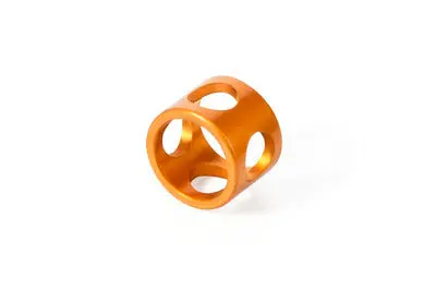 Alu Middle Shaft Locating Collar - Short - Lightweight - Orange 1