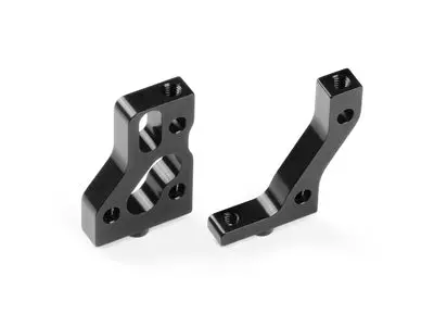 Alu Radio Plate Mounts - Black - Swiss 7075 T6 (L+R) 1