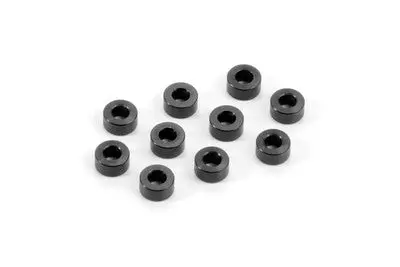 Alu Shim 3X6x3.0Mm - Black (10) 1