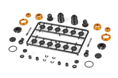 Alu Shock Absorber-Set - Low Profile - Orange (2) 1