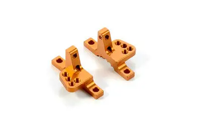 Alu Upper Clamp With 4 Adj. Roll-Centers (L+R) - Orange 1