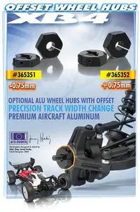 Alu Wheel Hub 14Mm - Offset "+0.75Mm" (2) 1