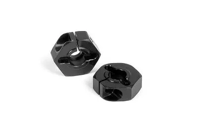Alu Wheel Hub - Black (2) 1