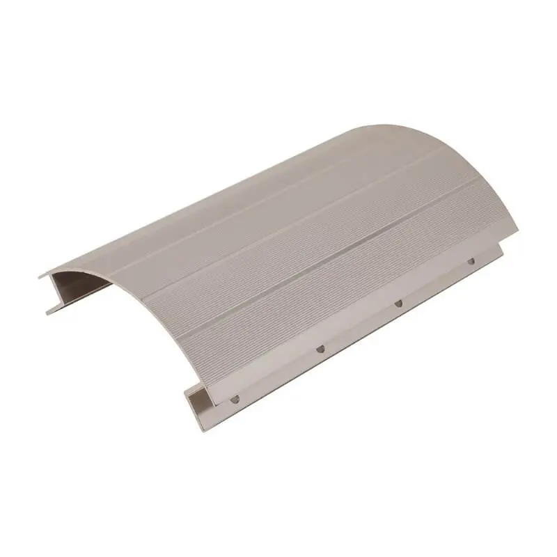 Aluminum Extrusion Apron Corner - Chrome 1