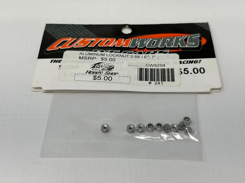 Aluminum Locknut 2-56, Cw-5204 1