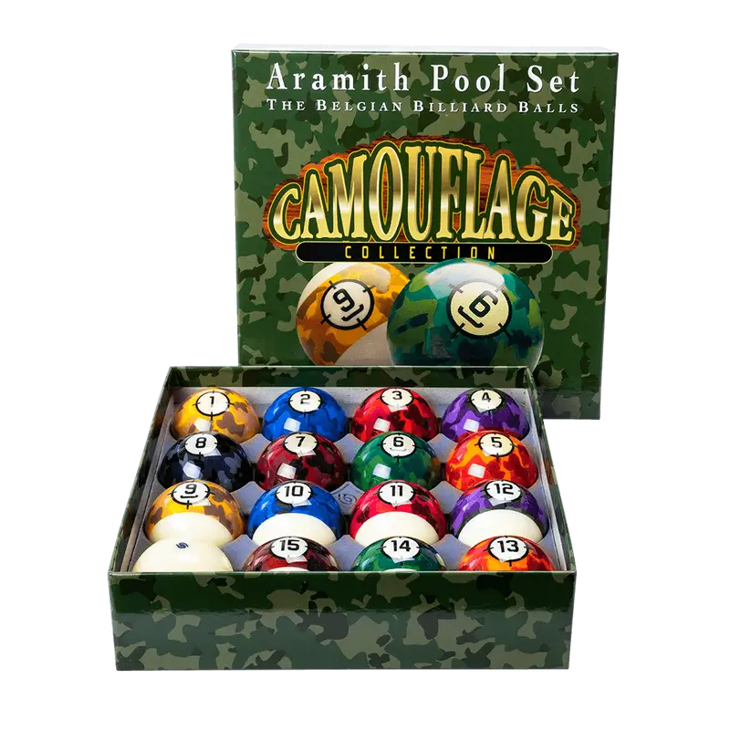 Aramith Pool Game Camouflage 2 1/4" 1