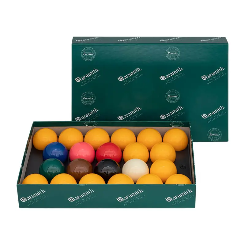 Aramith Premier Snooker Ball Set - Yellow 1