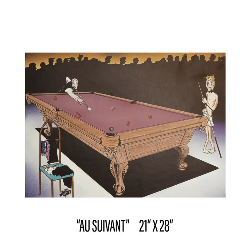 Au Suivant Edition 96 Canada Billard Poster 1