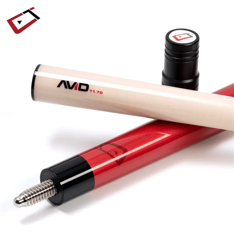 Avid Chroma Crimson Pool Cue No Wrap 11.75Mm 19Oz 2