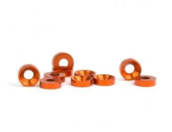 Avid Racing Countersunk Washers, Org, Avcs-M3-Org 1