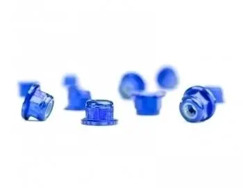 Avid Racing Locknuts, Blue, Triad, Avn-M3f-Al-Blu 1