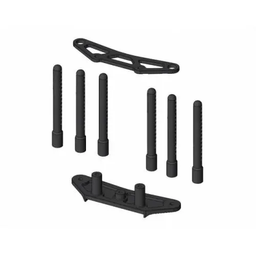 Awesomatix Bumper Set, Assembly, Plastic, Black, A700-P14 1