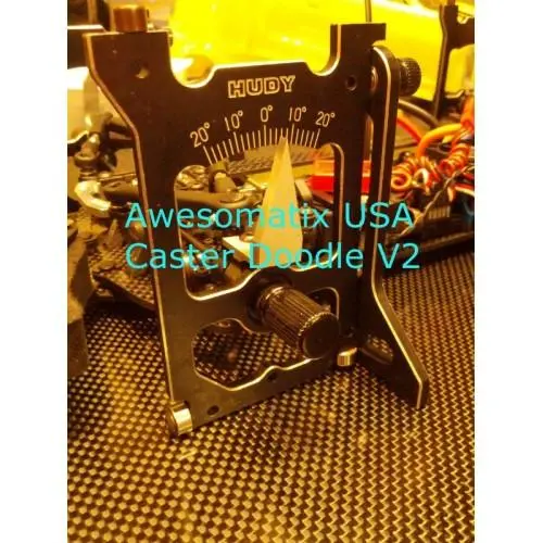 Awesomatix Caster Doodle, Two Pieces, Silver Color, Ausa-Cd01 1
