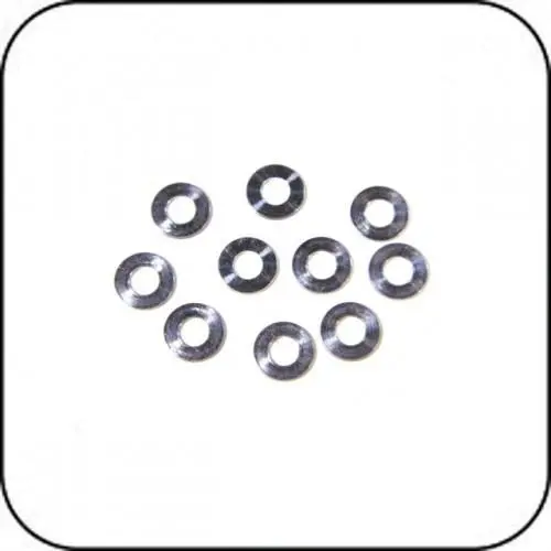 Awesomatix Spacers, 6X3x0.5Mm, Silver, A700-Sh05 1