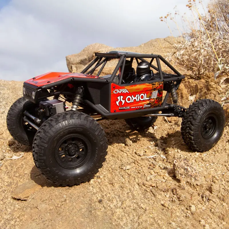 Axial Capra 1.9 1/10 4Wd Unlimited Trail Truggy Rtr, Red, Axi03000t1 1