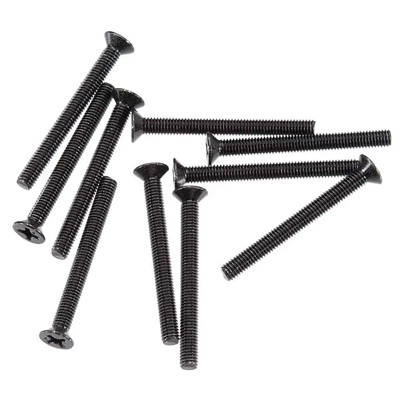Axial Flat Head Screws, M3x30mm, Black Oxide, Axa700 1