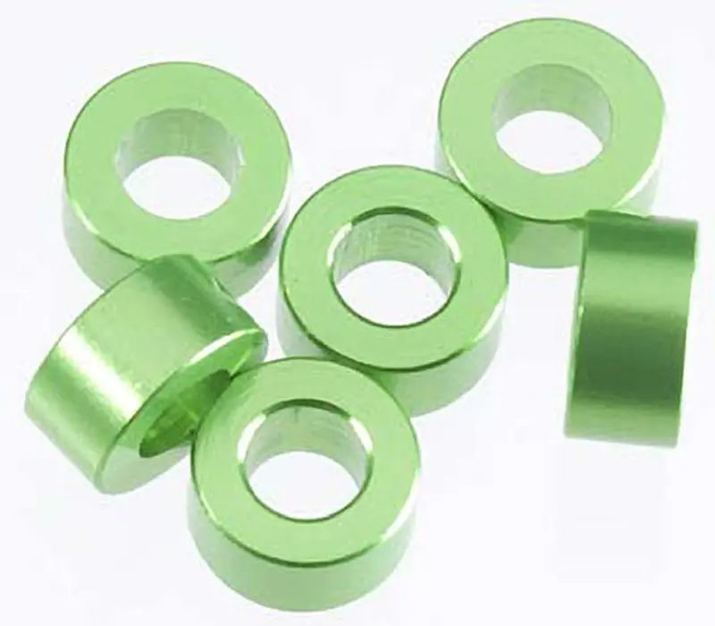 Axial Spacers, 3X6mm, Green, Axa1303 1