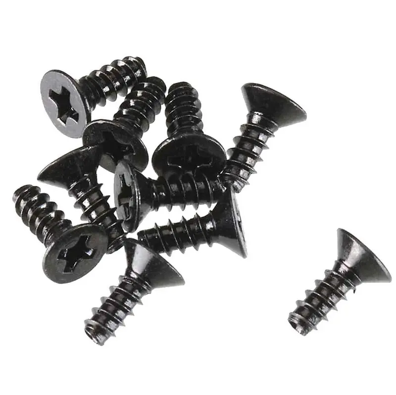 Axial Tapping Flat Head Screws, M3x8mm, Black Oxide, Axa894 1