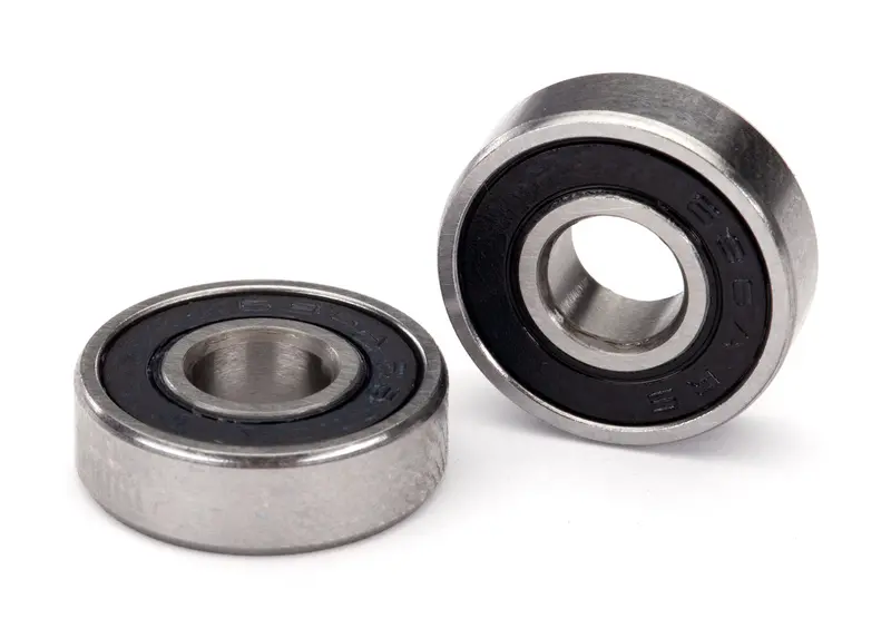 Ball Bearing, Black Rubber Sealed (6X16x5mm) (2), Tra-5099A 1