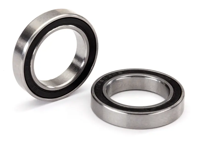 Ball Bearing, Black Rubber Sealed, Stainless (17X26x5mm) (2), Tra-5107X 1