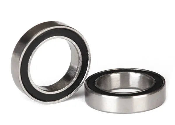 Ball Bearings, Black Rubber Sealed (12X18x4mm) (2), Tra-5120A 1