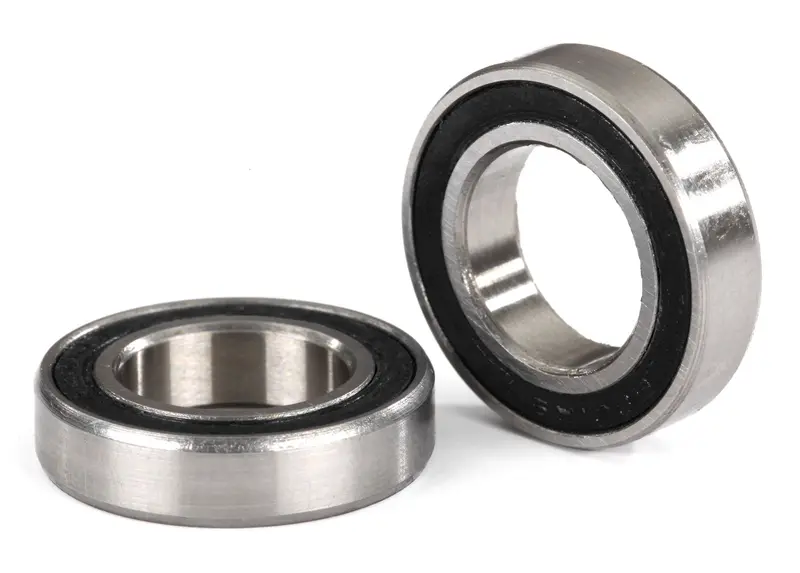 Ball Bearings, Black Rubber Sealed (12X21x5mm) (2), Tra-5101A 1