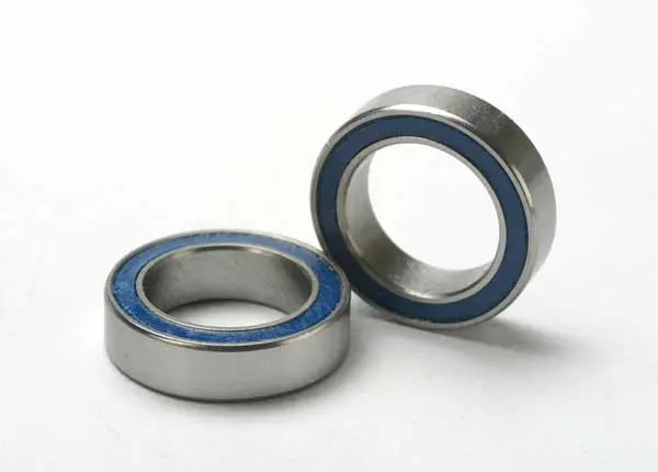 Ball Bearings, Blue Rubber Sealed (10X15x4mm) (2) Tra-5119 1
