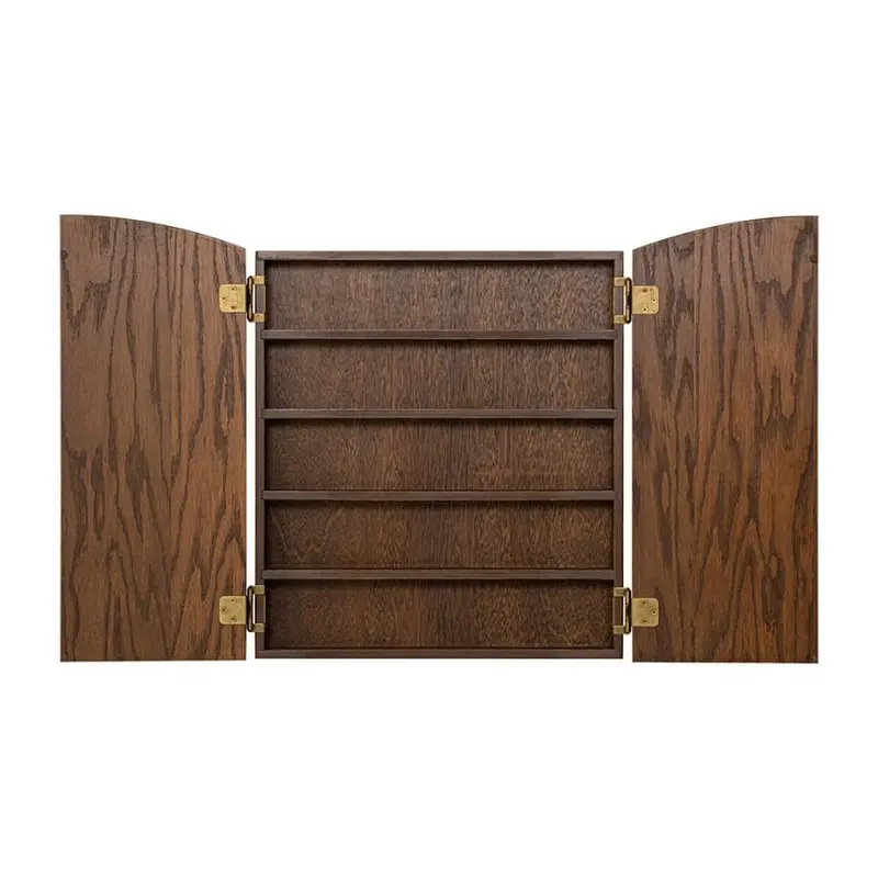 Ball Rack With Doors - Medium Dark Oak 1
