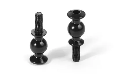 Ball Stud 6.8Mm With Backstop L=6Mm - M3x8 (2) 1