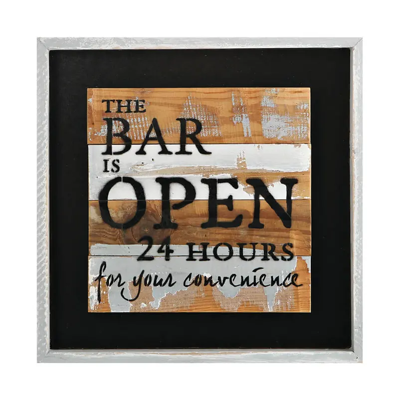 Bar Is Open 24Hrs Led Sign 1