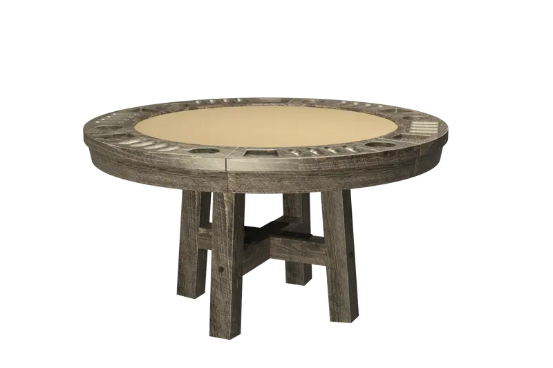 Barn Round Game Table 1