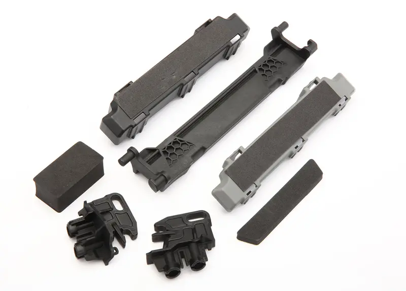 Battery Hold-Down Mounts (Front & Rear)/ Battery Compartment Spacers/ Foam Pads, Tra-8919 1