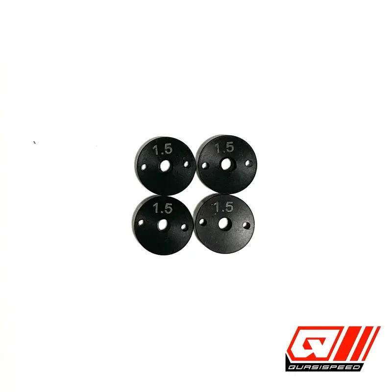 Big Bore 1.5Mm 2 Hole Piston (4), Fits All Gfrp Cars Qs-5046 1
