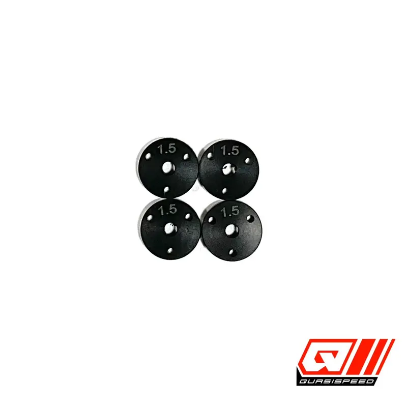 Big Bore 1.5Mm 3 Hole Piston (4), Fits All Gfrp Cars Qs-5047 1