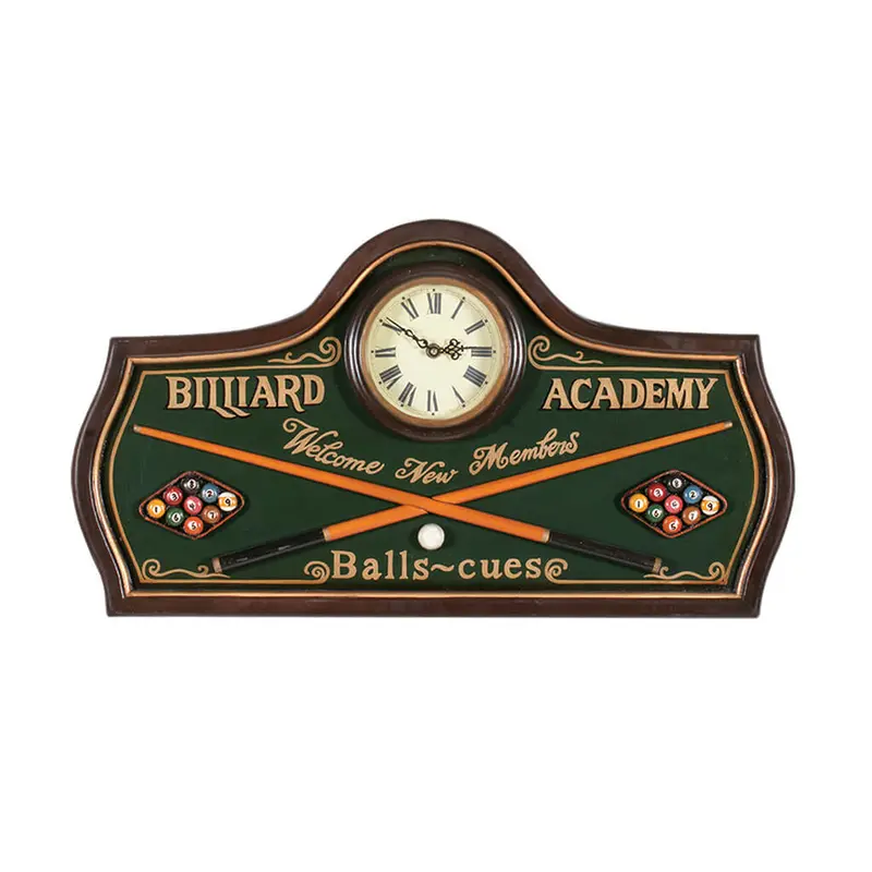 Billiard Academy Clock 1