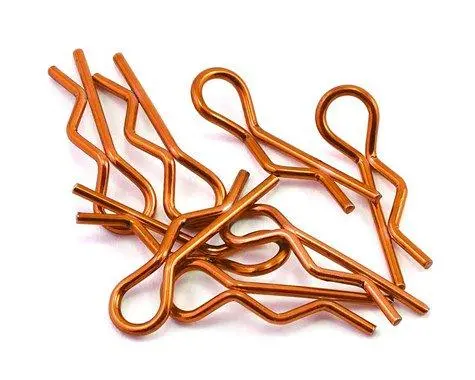 Bitty Design Body Clips, Orange, Bdbc-8O 1