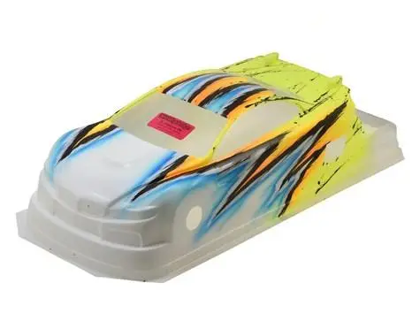 Bitty Design M410 190Mm 1/10 Painted Tc Body - Wave Yellow, Bd-190M410wavy 1