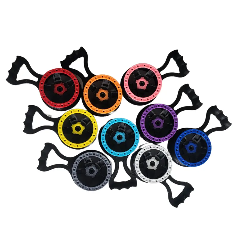 Black Base Beadlock Thumbsteer Wheel For Tq Remotes 1