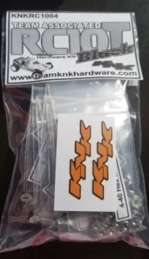 Black Oxide Hardware Kit For Original Rc10t, Knkrc1004 1