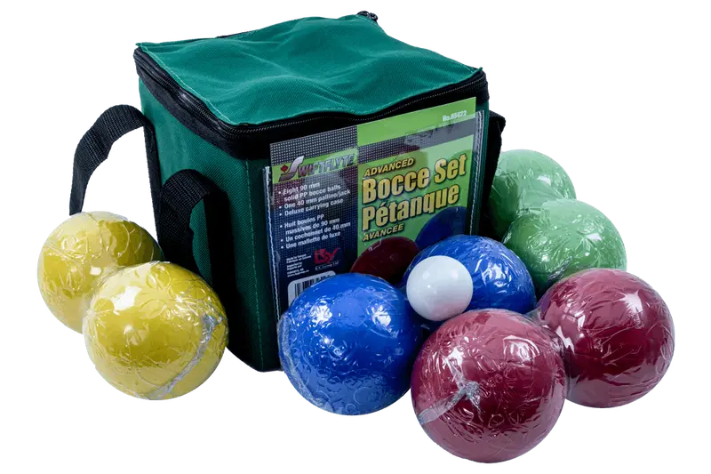 Bocce Game 90Mm - Set Of 8 Balls 1