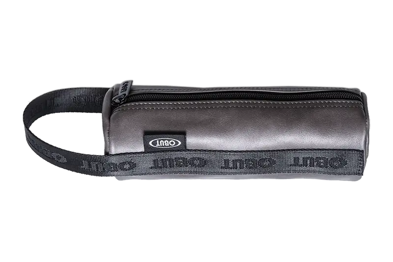 Bocce Leather Case Obut 3 Balls Grey/Black 1